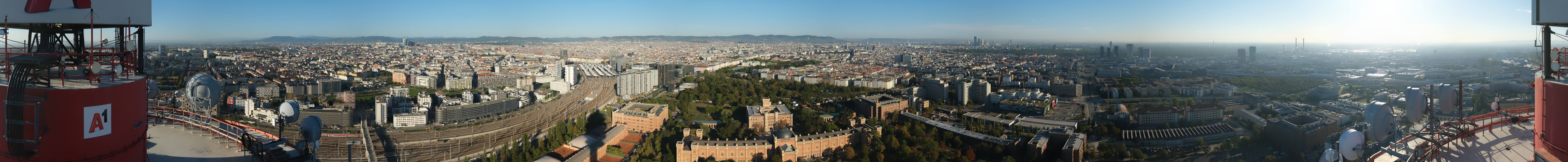 Archiv Foto Webcam Wien - Stadtpanorama