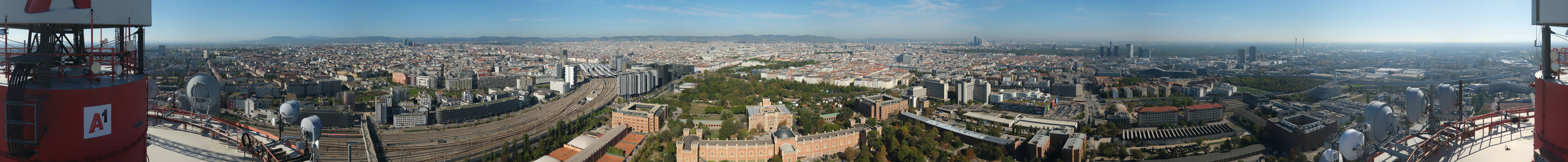 Archiv Foto Webcam Wien - Stadtpanorama
