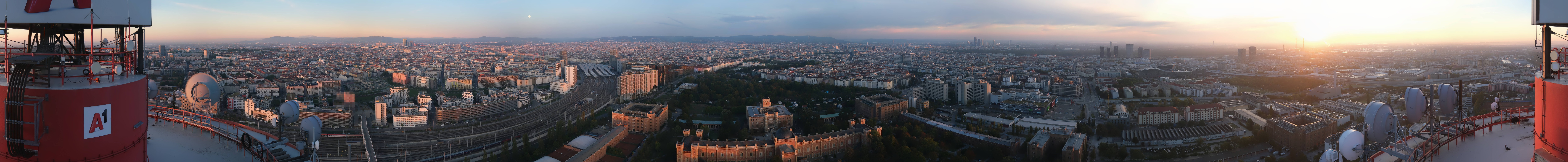 Archived image Webcam Vienna - View of the city