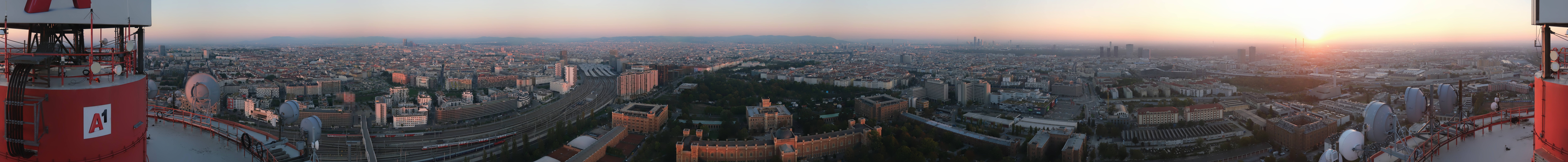 Archiv Foto Webcam Wien - Stadtpanorama