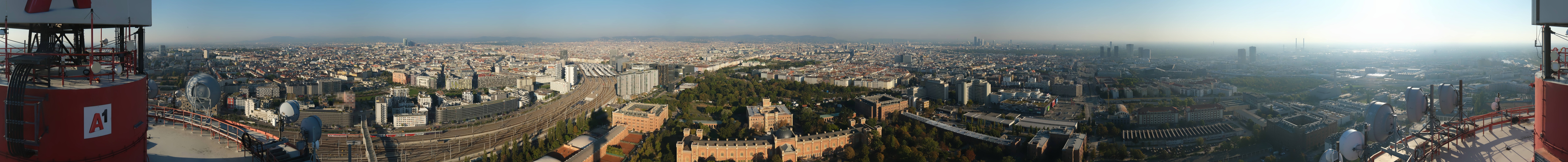 Archiv Foto Webcam Wien - Stadtpanorama