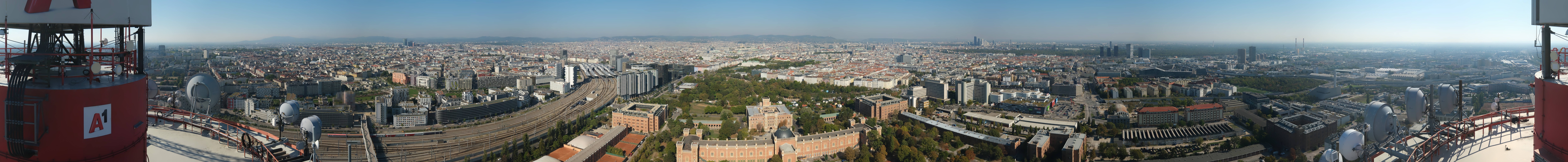 Archiv Foto Webcam Wien - Stadtpanorama