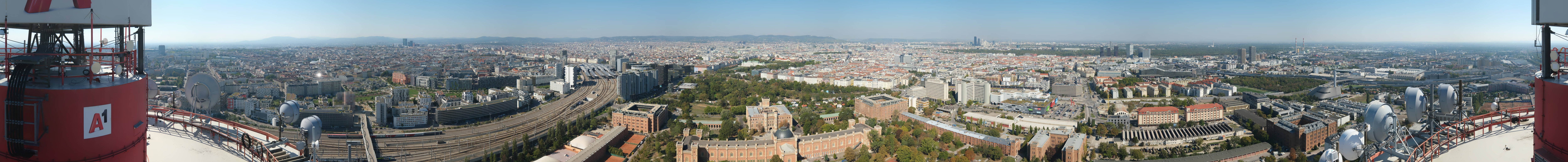 Archiv Foto Webcam Wien - Stadtpanorama
