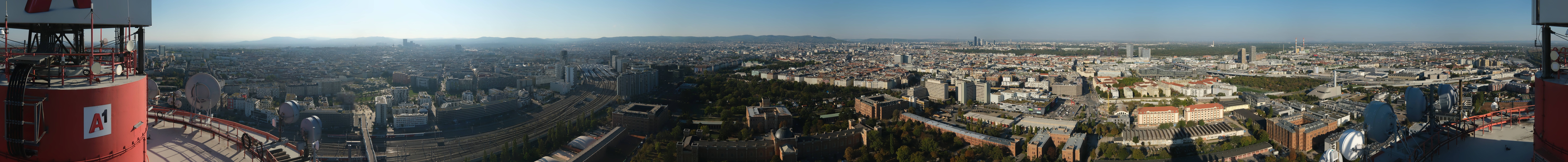Archiv Foto Webcam Wien - Stadtpanorama