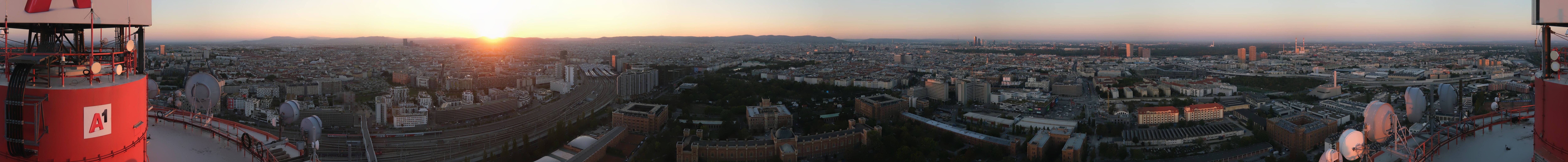 Archiv Foto Webcam Wien - Stadtpanorama