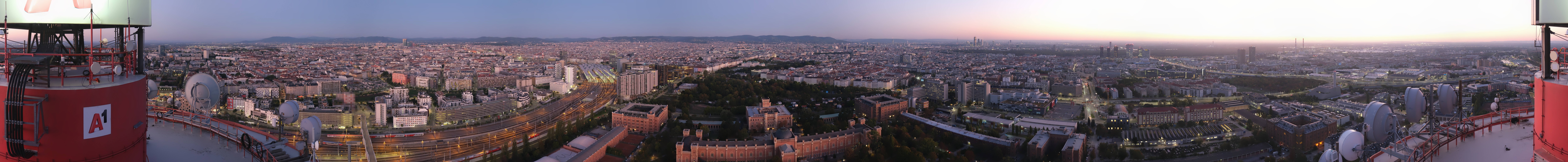 Archived image Webcam Vienna - View of the city
