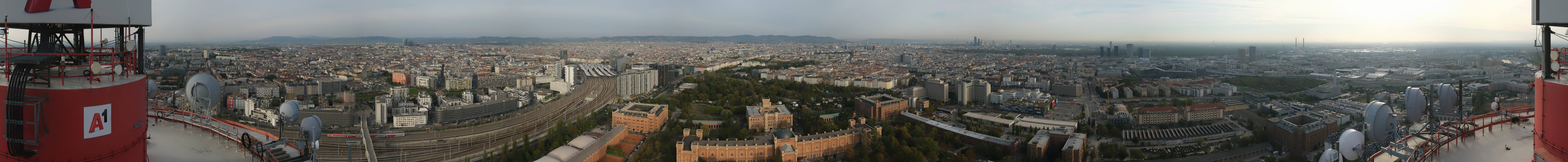 Archiv Foto Webcam Wien - Stadtpanorama