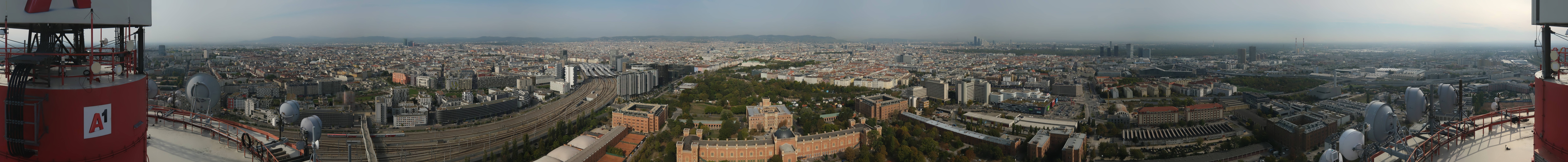 Archiv Foto Webcam Wien - Stadtpanorama