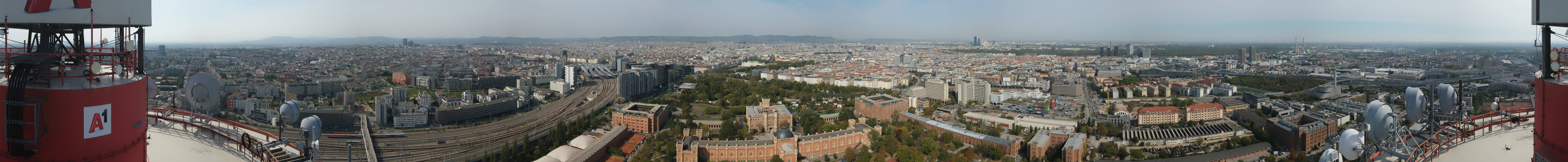 Archiv Foto Webcam Wien - Stadtpanorama