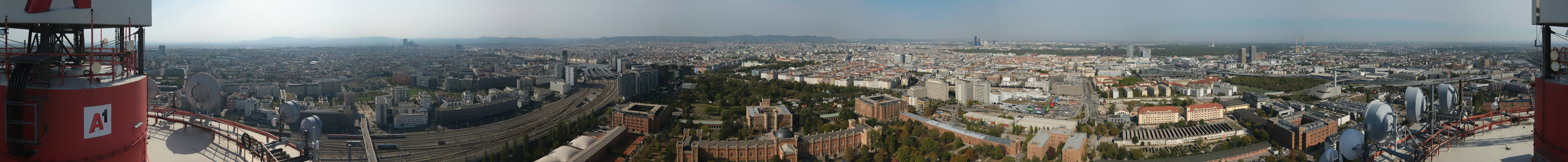 Archiv Foto Webcam Wien - Stadtpanorama