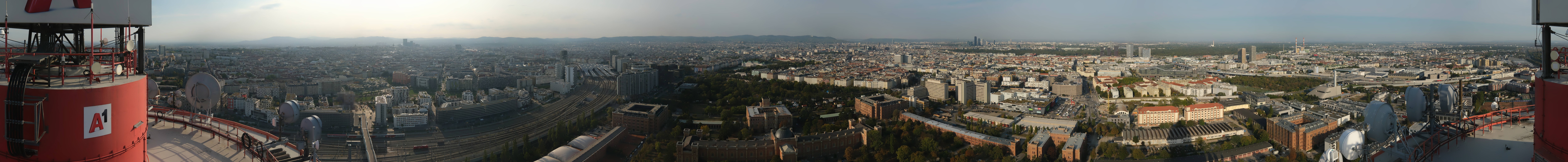 Archiv Foto Webcam Wien - Stadtpanorama