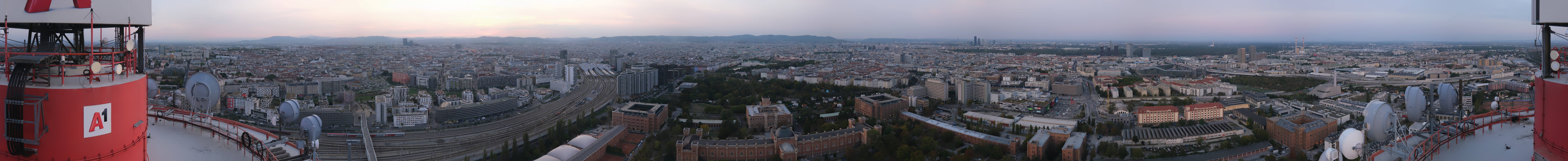 Archiv Foto Webcam Wien - Stadtpanorama