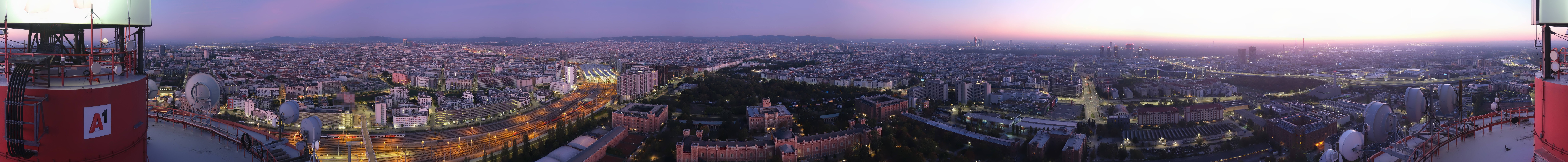 Archived image Webcam Vienna - View of the city