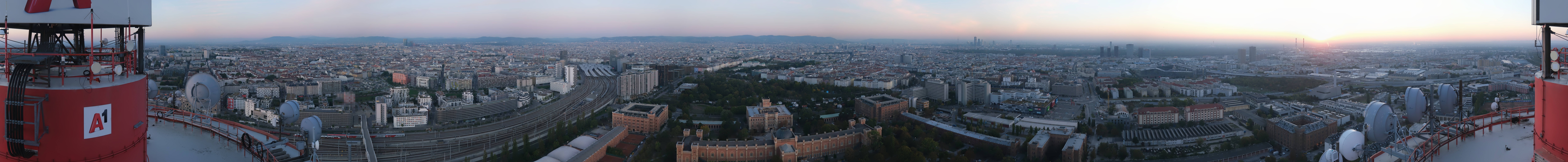 Archived image Webcam Vienna - View of the city