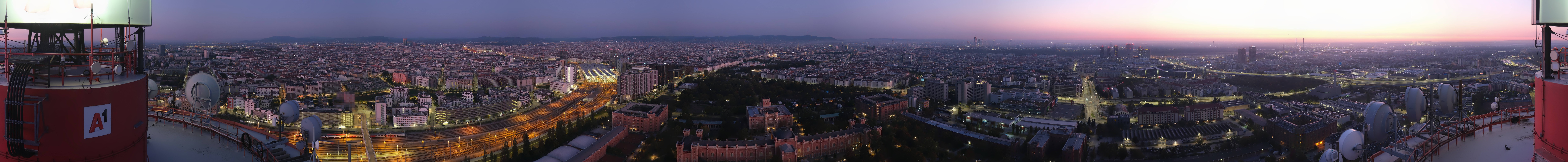 Archiv Foto Webcam Wien - Stadtpanorama