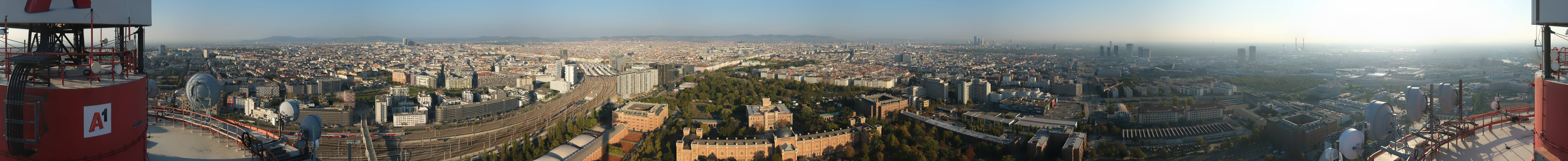Archiv Foto Webcam Wien - Stadtpanorama
