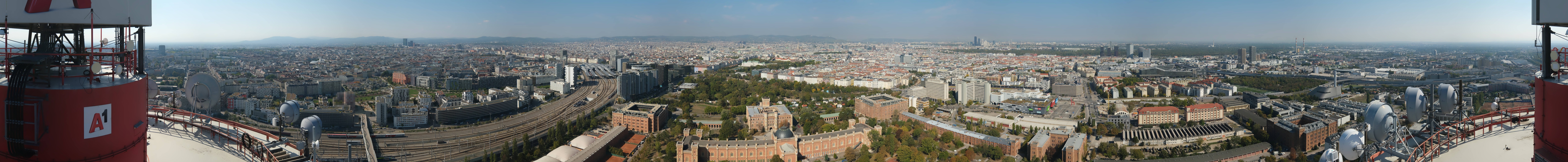 Archiv Foto Webcam Wien - Stadtpanorama