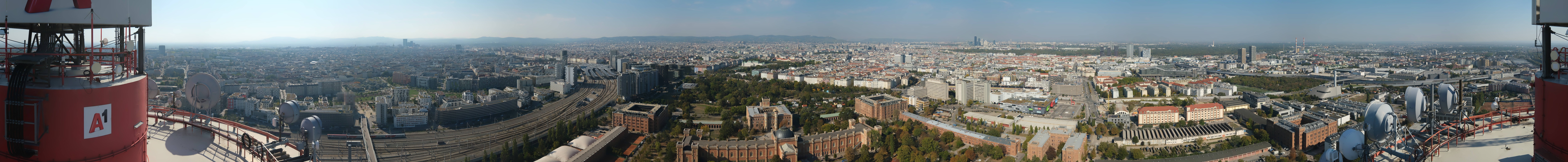 Archiv Foto Webcam Wien - Stadtpanorama