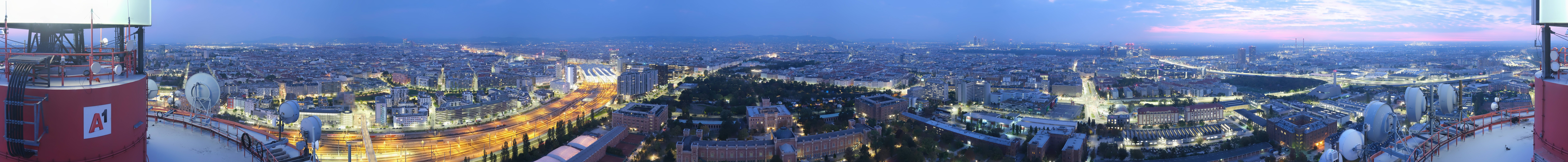 Archiv Foto Webcam Wien - Stadtpanorama