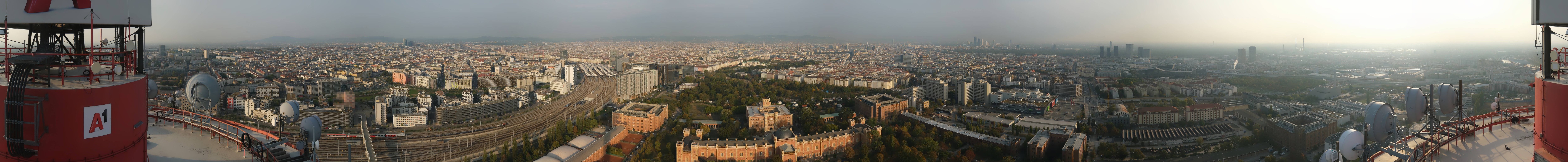 Archiv Foto Webcam Wien - Stadtpanorama