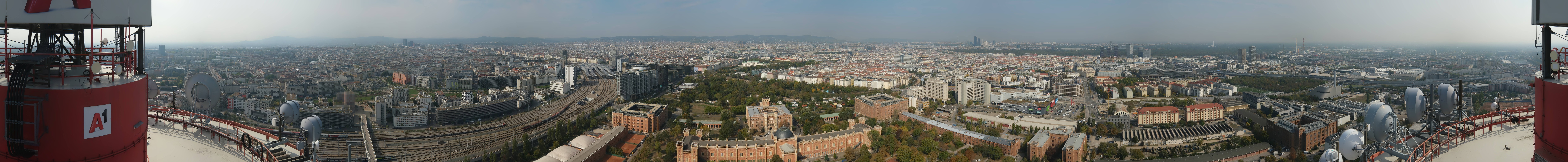 Archiv Foto Webcam Wien - Stadtpanorama