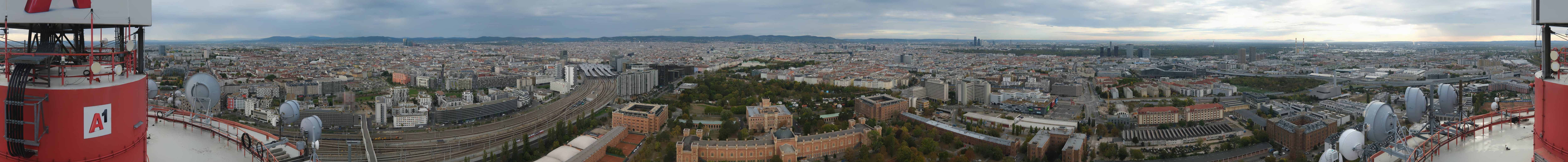 Archived image Webcam Vienna - View of the city
