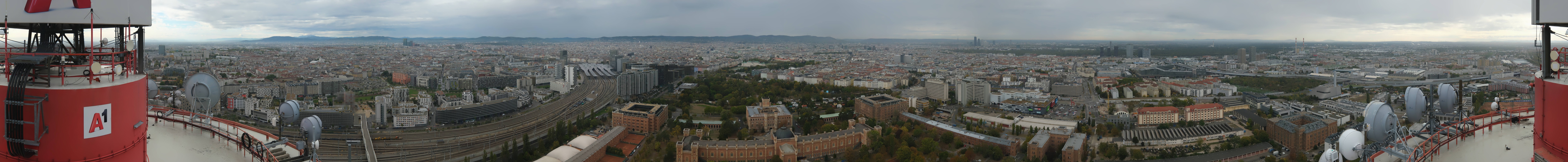 Archived image Webcam Vienna - View of the city