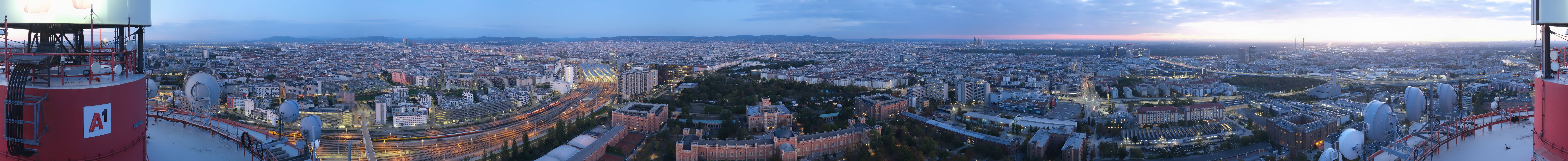 Archived image Webcam Vienna - View of the city