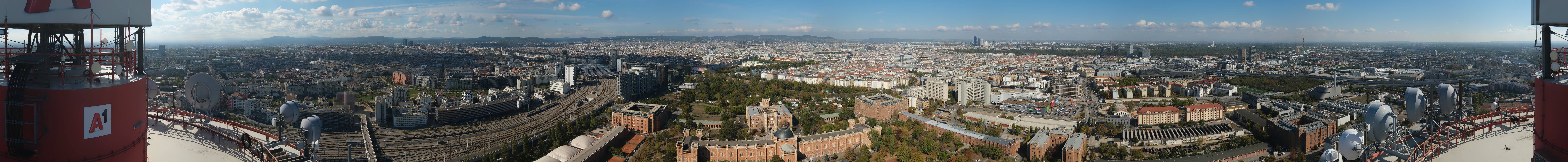 Archived image Webcam Vienna - View of the city