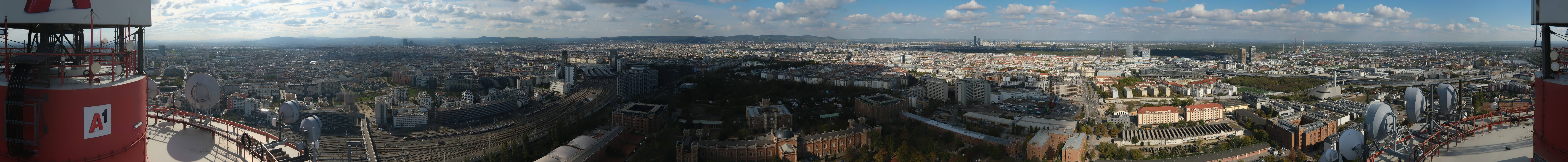 Archived image Webcam Vienna - View of the city
