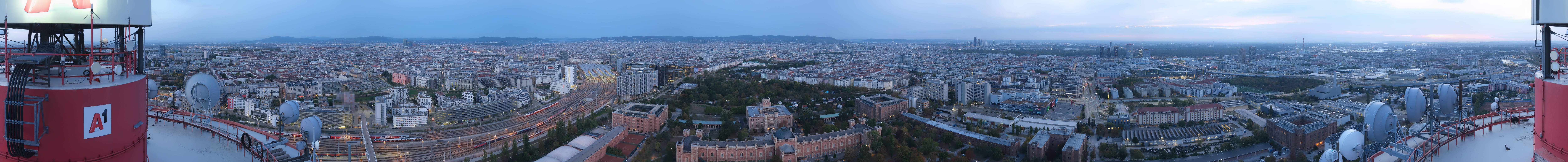 Archived image Webcam Vienna - View of the city