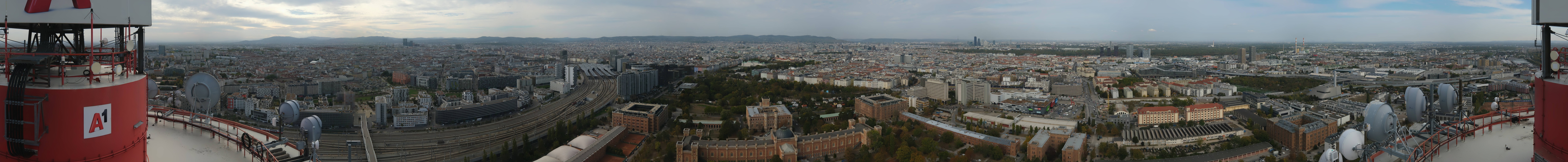 Archived image Webcam Vienna - View of the city