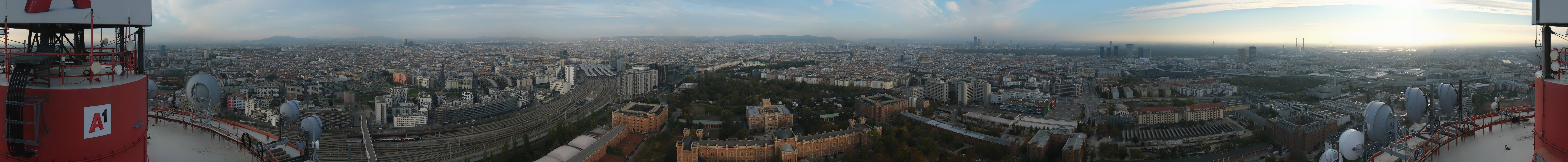 Archiv Foto Webcam Wien - Stadtpanorama