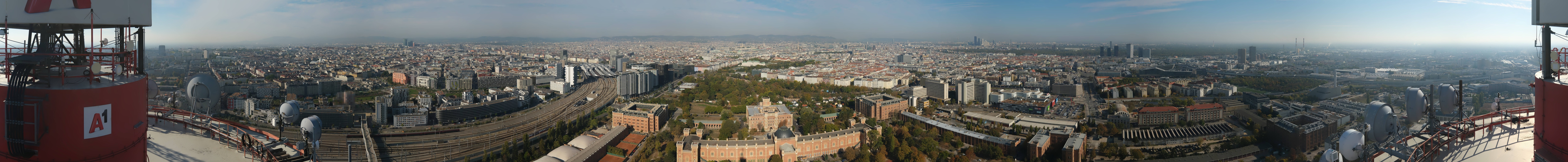 Archiv Foto Webcam Wien - Stadtpanorama