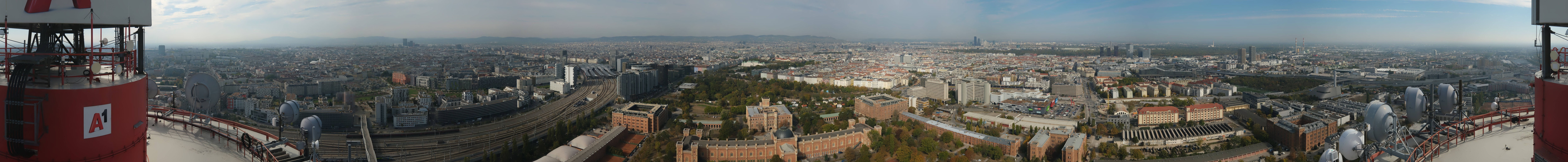 Archiv Foto Webcam Wien - Stadtpanorama