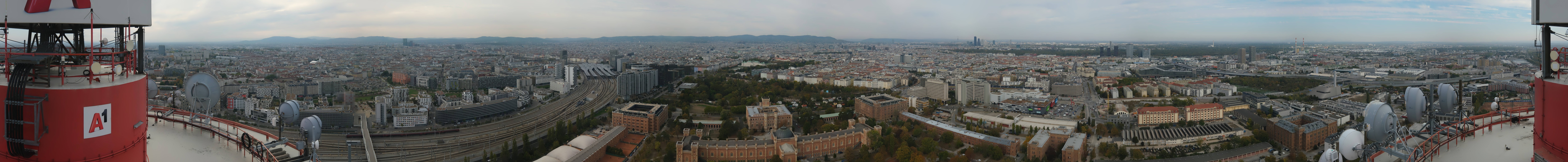 Archiv Foto Webcam Wien - Stadtpanorama