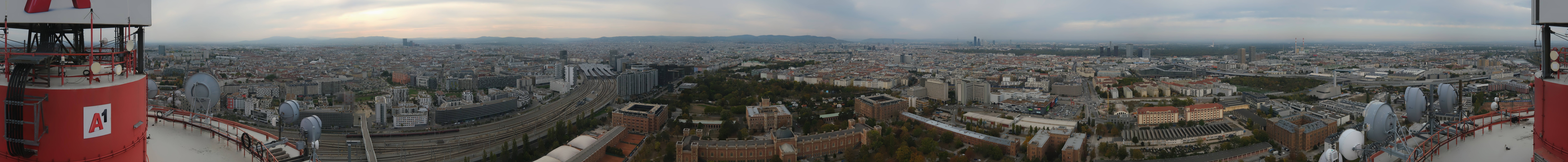Archiv Foto Webcam Wien - Stadtpanorama