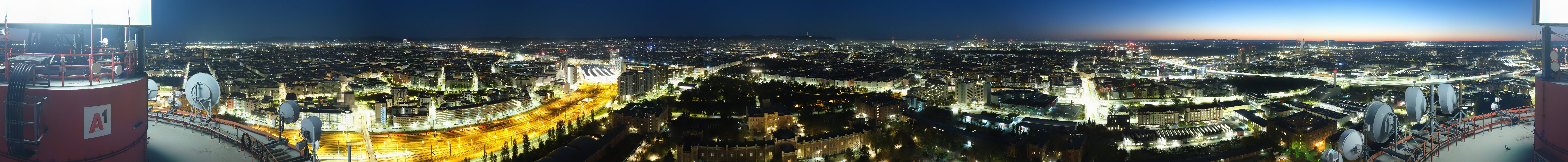 Archiv Foto Webcam Wien - Stadtpanorama