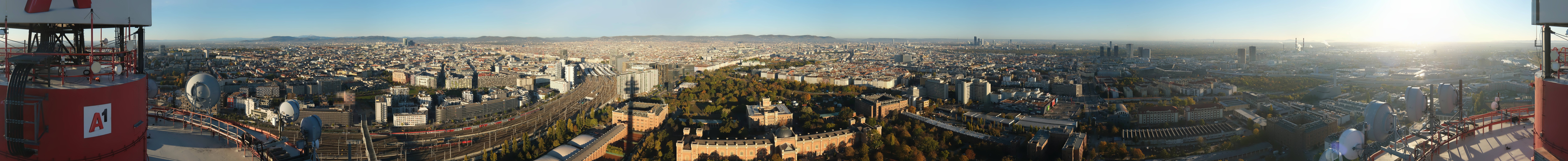 Archiv Foto Webcam Wien - Stadtpanorama