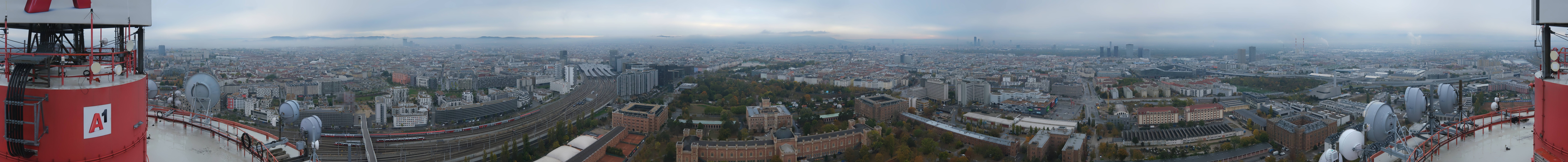 Archiv Foto Webcam Wien - Stadtpanorama