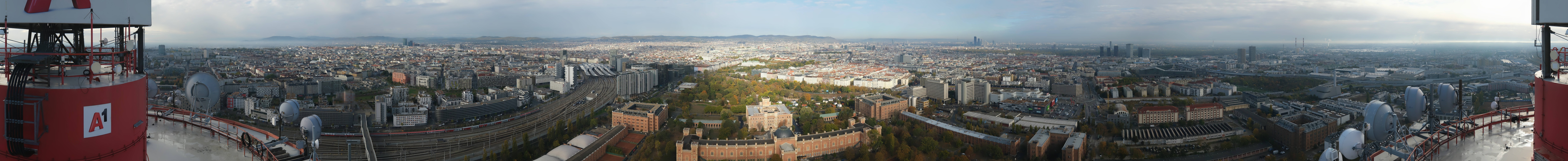 Archiv Foto Webcam Wien - Stadtpanorama