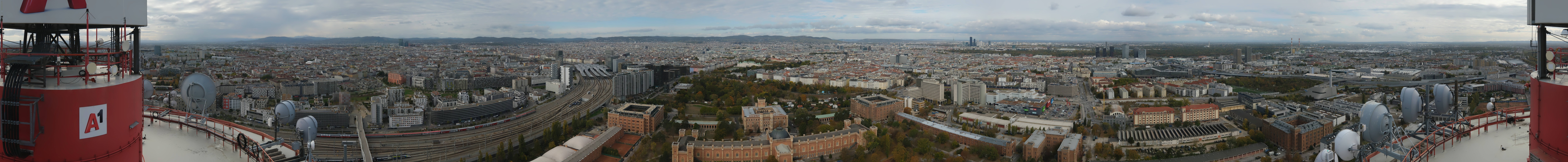 Archiv Foto Webcam Wien - Stadtpanorama