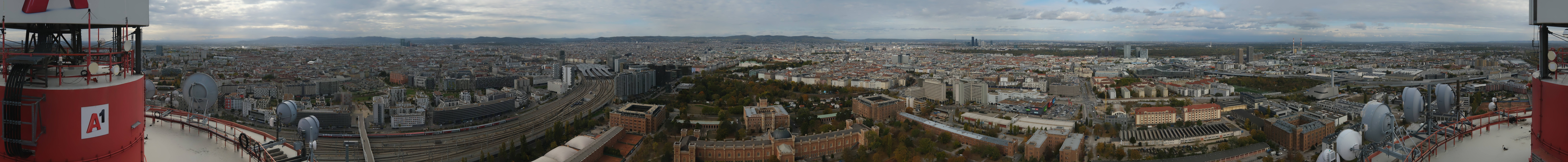 Archiv Foto Webcam Wien - Stadtpanorama