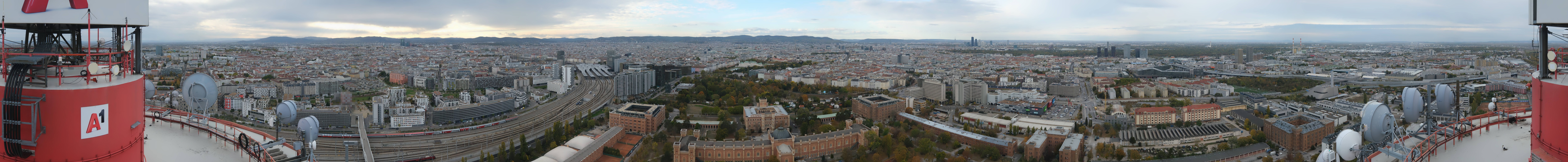 Archiv Foto Webcam Wien - Stadtpanorama