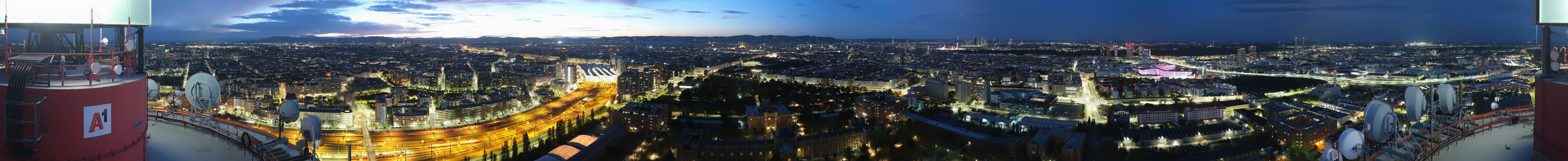 Archiv Foto Webcam Wien - Stadtpanorama