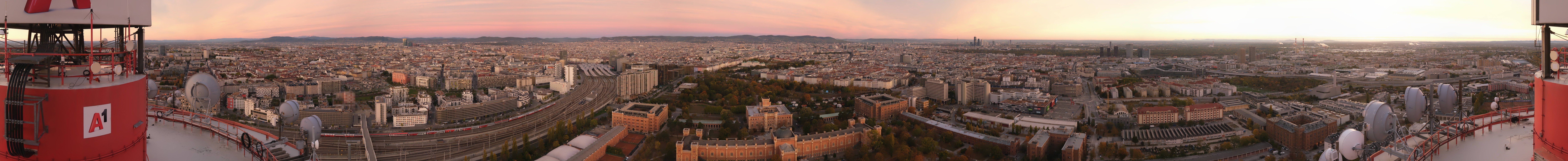 Archived image Webcam Vienna - View of the city