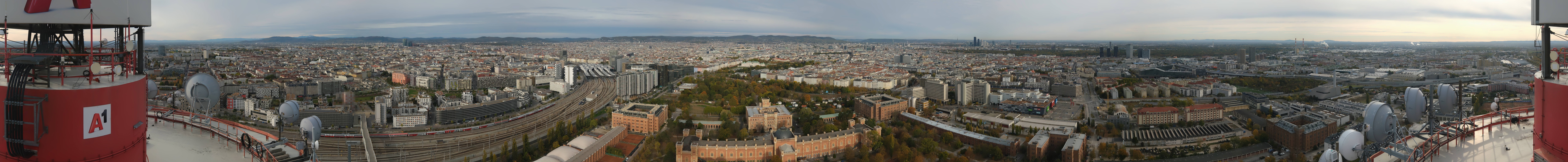Archived image Webcam Vienna - View of the city