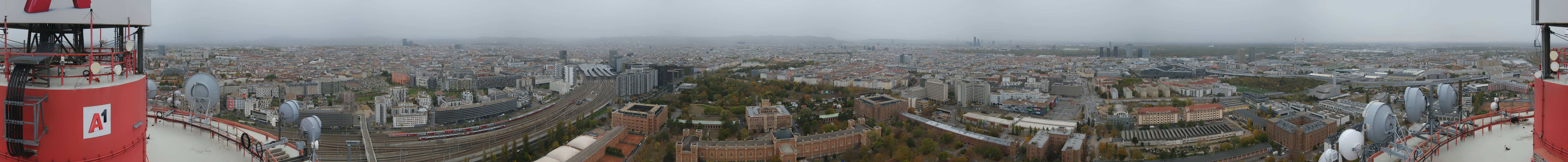 Archived image Webcam Vienna - View of the city