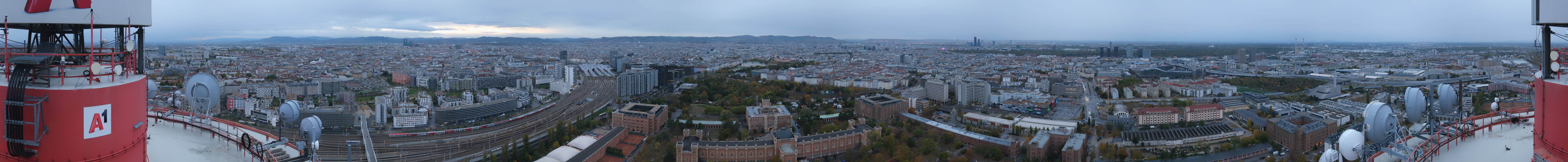 Archived image Webcam Vienna - View of the city