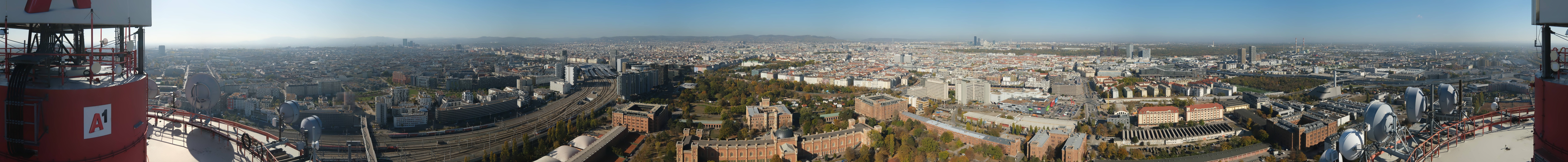 Archived image Webcam Vienna - View of the city